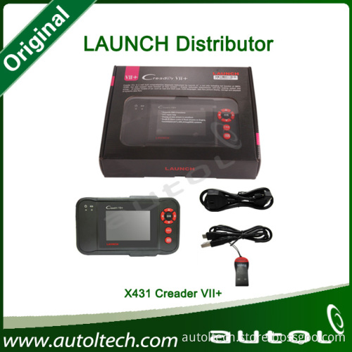 Launch X431 Creader VII+ (CRP123), Multi-Language Diagnostic Instrument 100% Original Update Online